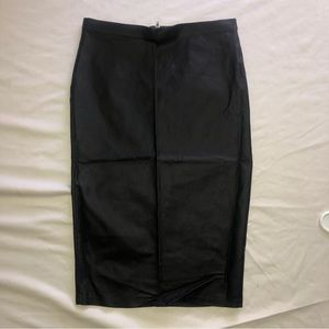 Haute Monde Black Pencil Skirt